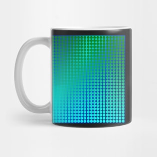 Dots green blue Mug